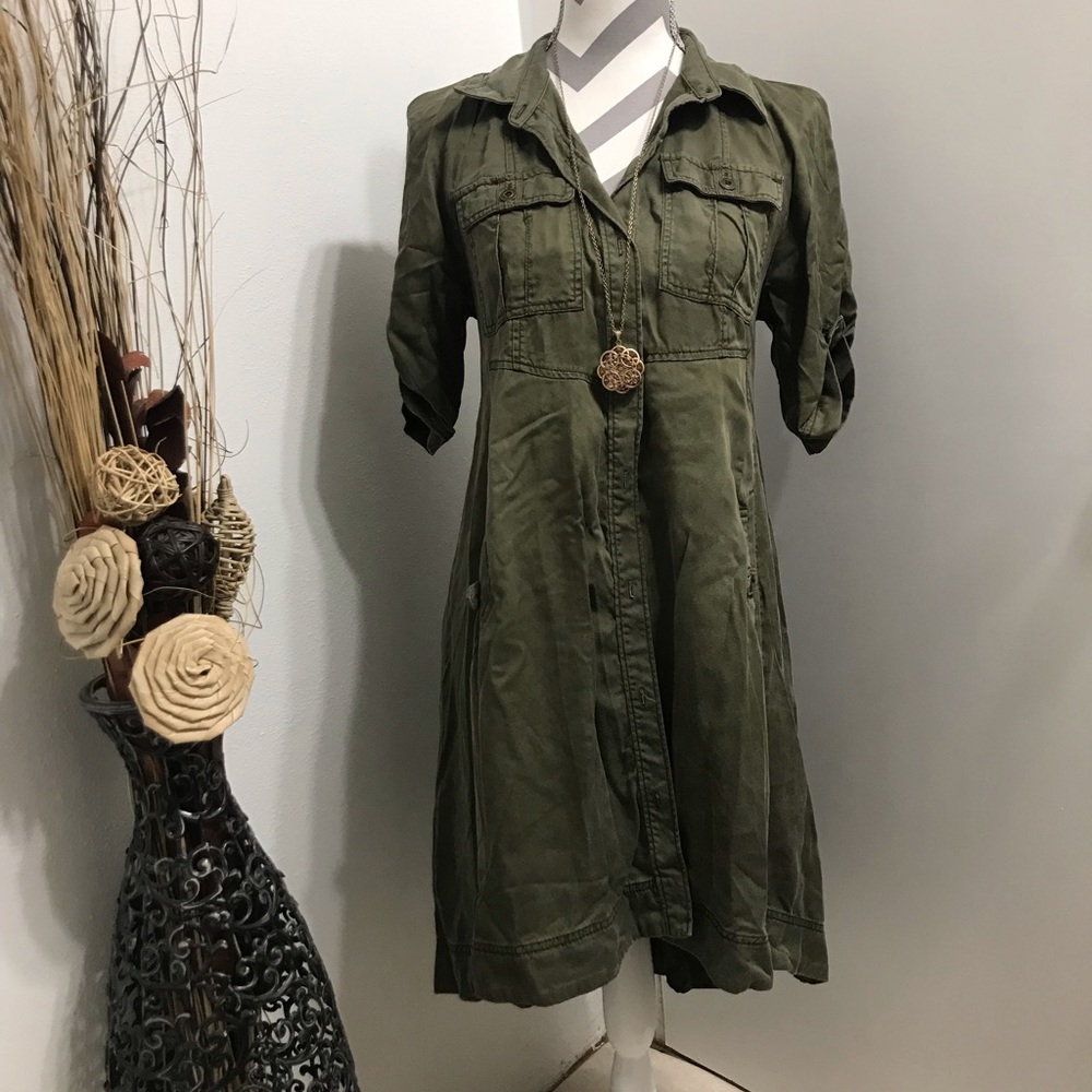 Button up dress